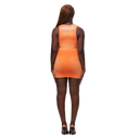 Lost Intricacy Orange Inverse Dress