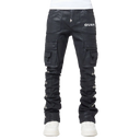 Guapi Obsidian Black Wax Cargo Denim
