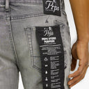 PRPS Windsor Fit Tapered Skinny Jeans in Grey