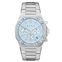 Aura Chronograph 001: Steel/Azure