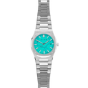 Aura Date 003: Steel/Turquoise