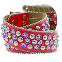 BB Simon Lavasan Magenta Bubble Gum Belt