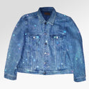 Birth Of A Royal Child 20K Diamond Vine Denim Jacket In Blue