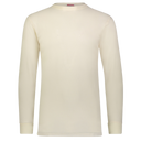 City Lab Waffle Fitted Thermal Crew Neck Shirt In Cream