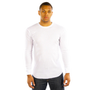 City Lab Waffle Fitted Thermal Crew Neck Shirt In White