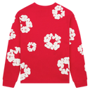 Denim Tears Cotton Wreath Long Sleeve Red