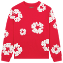 Denim Tears Cotton Wreath Long Sleeve Red