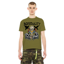 Cult Of Individuality  Crew Neck Tee - Turntables in Olive