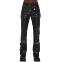 Cult Of Individuality Lenny Bootcut 603 Jeans in Black Faux Leather