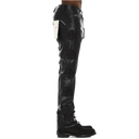 Cult Of Individuality Lenny Bootcut 603 Jeans in Black Faux Leather