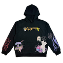 Cult Of Individuality Pullover Novelty Hoody in Black