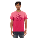 Cult of Individuality Shimuchan Logo Short Sleeve Crew Neck Tee in Vintage Red