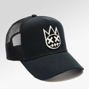 Cult Of Individuality Clean Logo Mesh Back Trucker Hat in Black