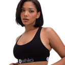 Ethika Modal - Midnight Black Women's Sports Bra