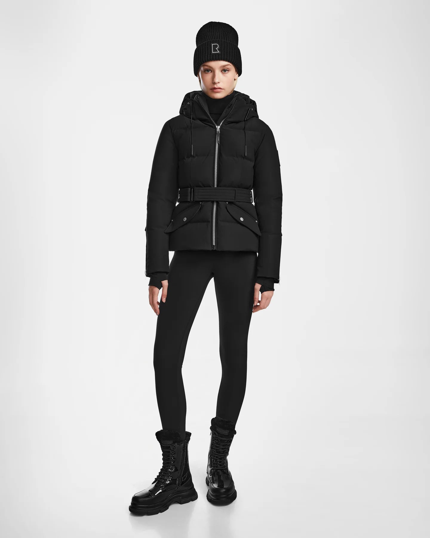 Rudsak CAIRA Women's Recycled Storm shell Fitted Down Puffer