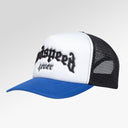 Godspeed Forever Trucker Hat In Black/Royal