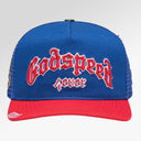 Godspeed Forever Trucker Hat In Blue/Red