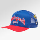 Godspeed Forever Trucker Hat In Blue/Red
