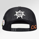 Godspeed Forever Trucker Hat In Light Blue/Orange