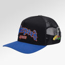 Godspeed Forever Trucker Hat In Light Blue/Orange
