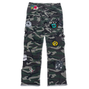 Godspeed Army Patchwork Flared Cargo Pants