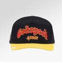 Godspeed GS Forever Trucker Snapback Hat (Black/Yellow/Red)