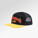 Godspeed GS Forever Trucker Snapback Hat (Black/Yellow/Red)