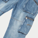 Godspeed Double pocket Flared Cargo Denim (Blue)