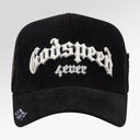 Godspeed Forever Trucker Hat (Black Corduroy)