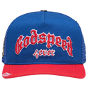 Godspeed Forever Trucker Hat In Blue/Red