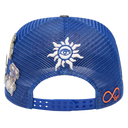 Godspeed Forever Trucker Hat In Blue/Red