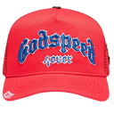 Godspeed Forever Trucker Hat (Red/White/Blue)