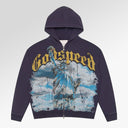 Godspeed Chrome Liberty Zip Hoodie (Navy)