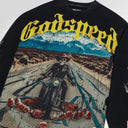 Godspeed Long Lonely Road Thermal Long Sleeve In Black
