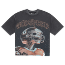 Godspeed Morale T-Shirt In Grey Wash