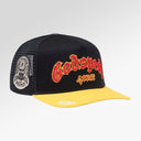 Godspeed GS Forever Trucker Snapback Hat (Black/Yellow/Red)