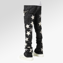 Guapi Obsidian Black Vintage Stars Denim
