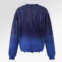 Birth Of A Royal Child Falling Star Chain Knit Sweater In Blue
