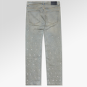 Valabasas Prowl Straight Jean In Dirty Lt Blue Washed