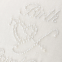 Birth Of A Royal Child Pearl Patchwork T-Shirt In White