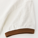 Birth Of A Royal Child Pearl Patchwork T-Shirt In White
