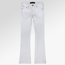 Valabasas "Mr. Stacked" Flare Jean In White
