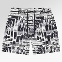 Purple Brand Tabloid Swim Shorts