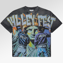 Vale Forever Bling Graffiti Tee In Black