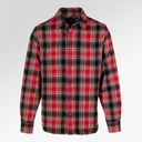 Schott Plaid Cotton Flannel Shirt In BKR
