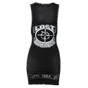 Lost Intricacy Core Icon Dress In Black