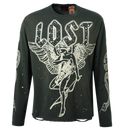 Lost Intricacy Emerald Green Angel Long Sleeve Tee