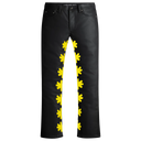 Lost Shdws Denim Pant Black/Yellow