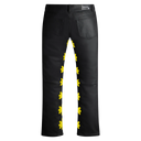 Lost Shdws Denim Pant Black/Yellow