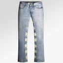 Lost Shdws Denim Pant Blue/Bone